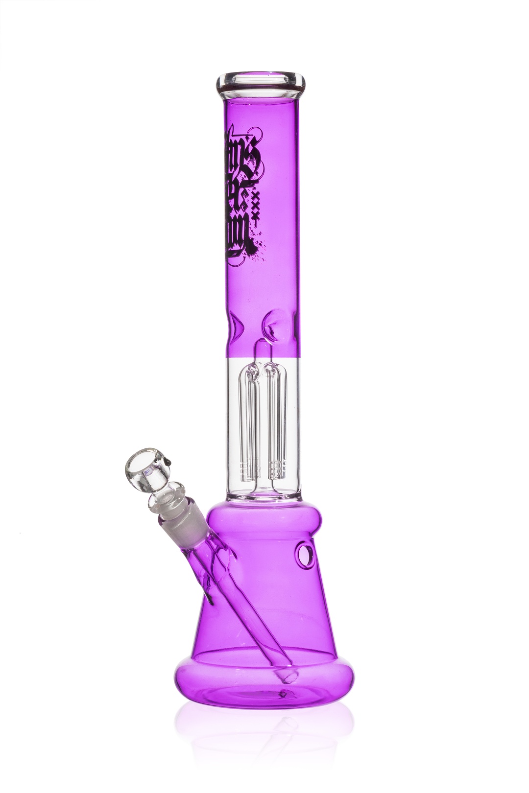 Glass Percolator Bong Amsterdam, Purple